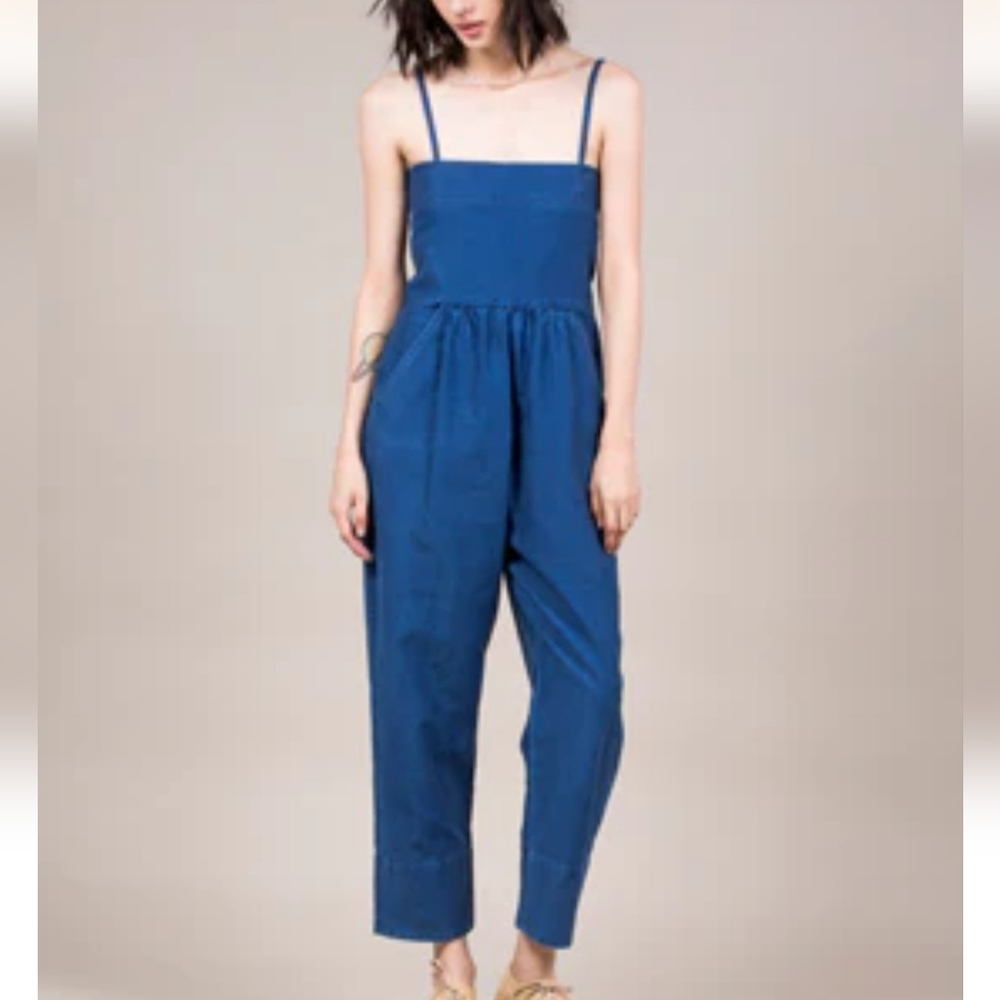Caron Callahan Denim Onesie Size M